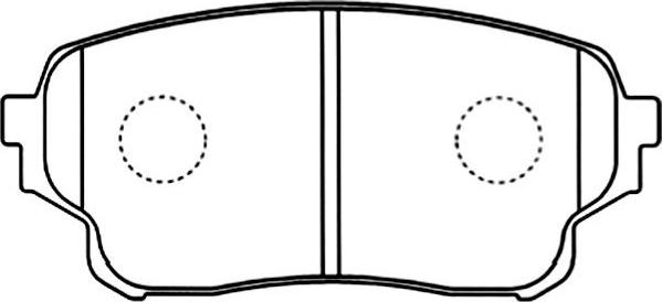 Kavo Parts BP-8527 - Jarrupala, levyjarru inparts.fi