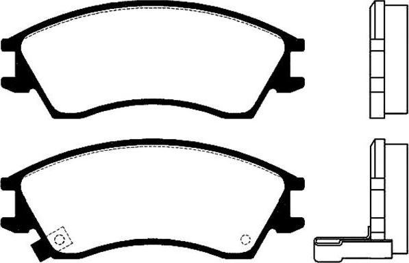 Kavo Parts BP-8007 - Jarrupala, levyjarru inparts.fi