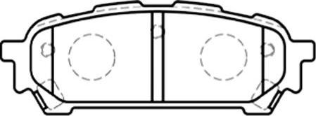 Kavo Parts BP-8019 - Jarrupala, levyjarru inparts.fi