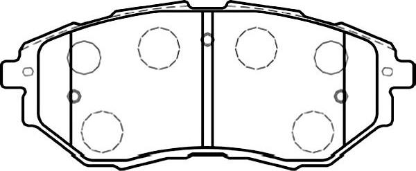 Kavo Parts BP-8020 - Jarrupala, levyjarru inparts.fi