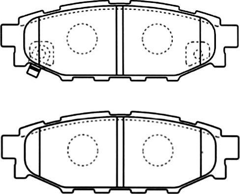 Kavo Parts BP-8021 - Jarrupala, levyjarru inparts.fi