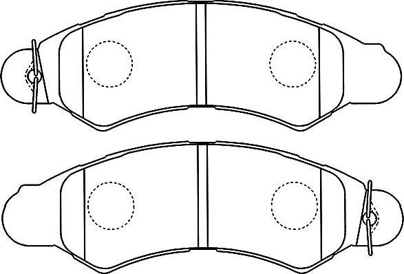 Kavo Parts BP-8022 - Jarrupala, levyjarru inparts.fi