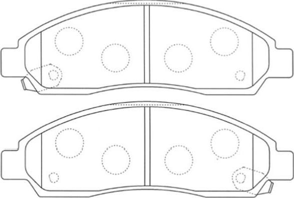 Kavo Parts BP-3515 - Jarrupala, levyjarru inparts.fi