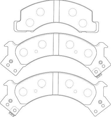 Kavo Parts BP-3518 - Jarrupala, levyjarru inparts.fi