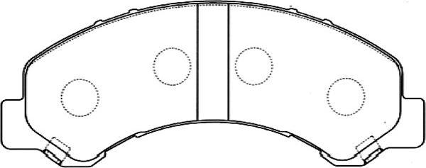 Kavo Parts BP-3512 - Jarrupala, levyjarru inparts.fi