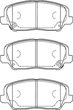 Kavo Parts BP-3049 - Jarrupala, levyjarru inparts.fi