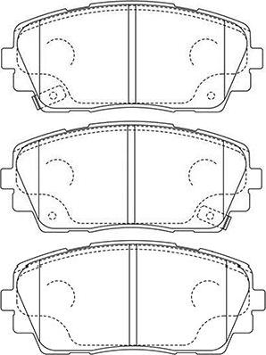 Kavo Parts BP-3045 - Jarrupala, levyjarru inparts.fi