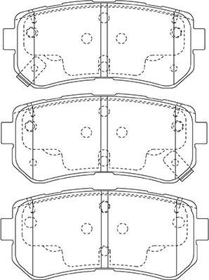 Kavo Parts BP-3046 - Jarrupala, levyjarru inparts.fi