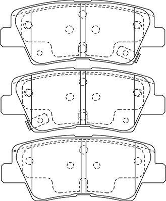 Kavo Parts BP-3048 - Jarrupala, levyjarru inparts.fi