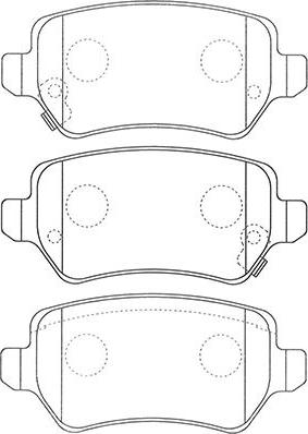 Kavo Parts BP-3042 - Jarrupala, levyjarru inparts.fi