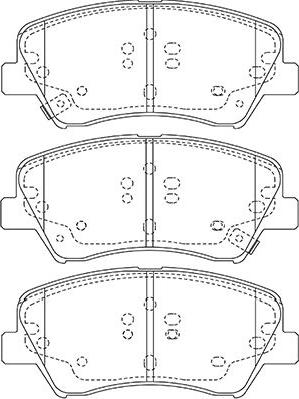 Kavo Parts BP-3047 - Jarrupala, levyjarru inparts.fi