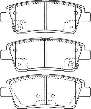 Kavo Parts BP-3055 - Jarrupala, levyjarru inparts.fi