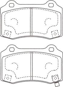 Kavo Parts BP-3050 - Jarrupala, levyjarru inparts.fi