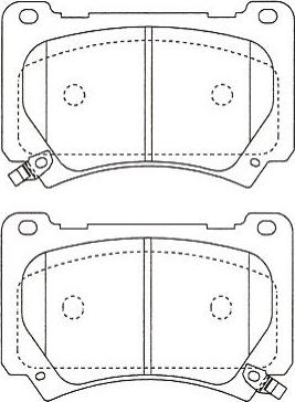 Kavo Parts BP-3053 - Jarrupala, levyjarru inparts.fi