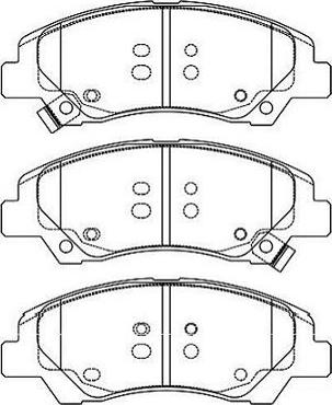 Kavo Parts BP-3052 - Jarrupala, levyjarru inparts.fi