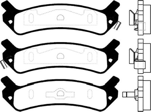 Kavo Parts BP-3009 - Jarrupala, levyjarru inparts.fi