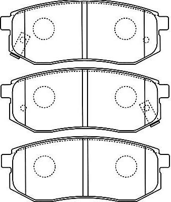 Kavo Parts BP-3035 - Jarrupala, levyjarru inparts.fi