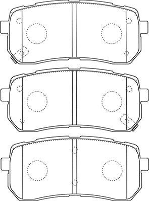 Kavo Parts BP-3036 - Jarrupala, levyjarru inparts.fi