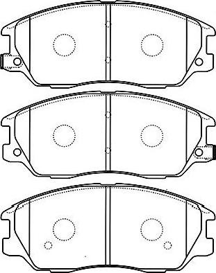 Kavo Parts BP-3030 - Jarrupala, levyjarru inparts.fi