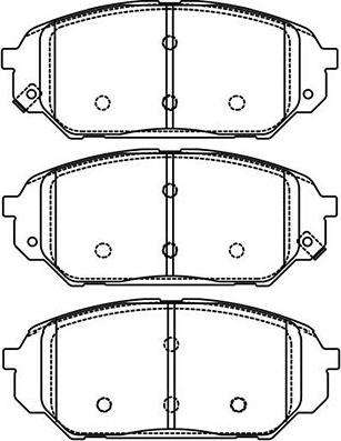 Kavo Parts BP-3038 - Jarrupala, levyjarru inparts.fi