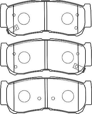 Kavo Parts BP-3033 - Jarrupala, levyjarru inparts.fi