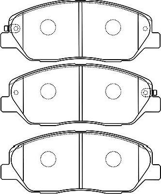 Kavo Parts BP-3032 - Jarrupala, levyjarru inparts.fi