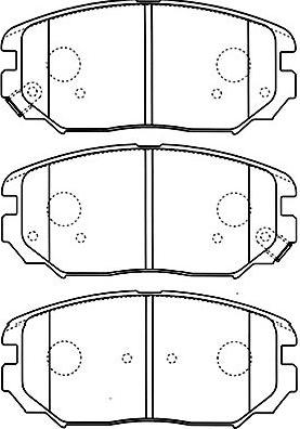 Kavo Parts BP-3029 - Jarrupala, levyjarru inparts.fi