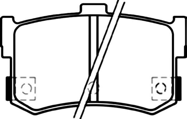 Kavo Parts BP-3020 - Jarrupala, levyjarru inparts.fi