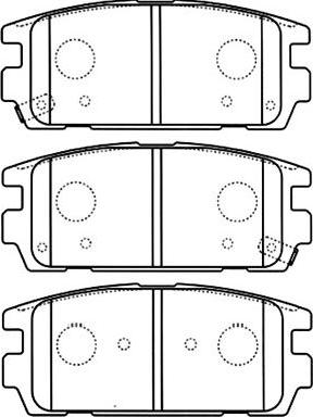 Kavo Parts BP-3022 - Jarrupala, levyjarru inparts.fi