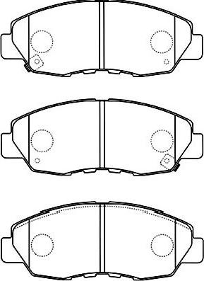 Kavo Parts BP-2049 - Jarrupala, levyjarru inparts.fi