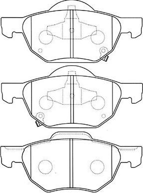 Kavo Parts BP-2045 - Jarrupala, levyjarru inparts.fi