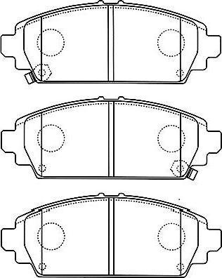 Kavo Parts BP-2046 - Jarrupala, levyjarru inparts.fi