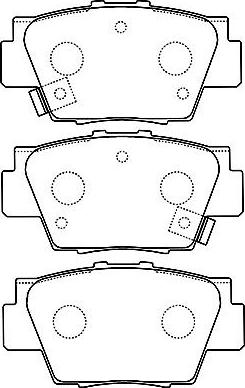 Kavo Parts BP-2040 - Jarrupala, levyjarru inparts.fi