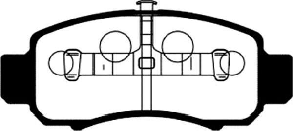 Kavo Parts BP-2041 - Jarrupala, levyjarru inparts.fi