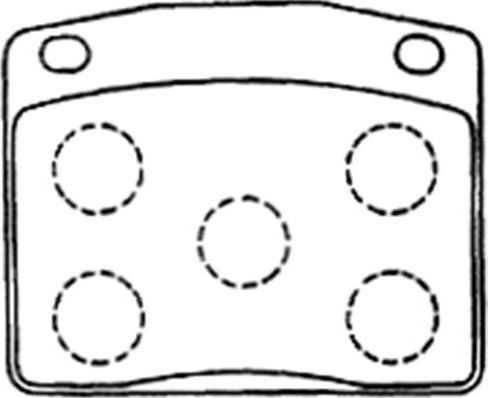 Kavo Parts BP-2048 - Jarrupala, levyjarru inparts.fi