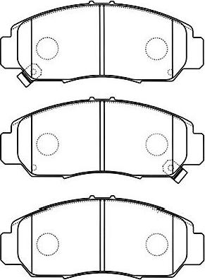 Kavo Parts BP-2047 - Jarrupala, levyjarru inparts.fi