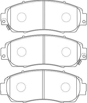 Kavo Parts BP-2059 - Jarrupala, levyjarru inparts.fi