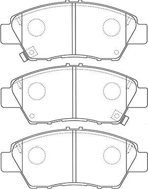 Kavo Parts BP-2058 - Jarrupala, levyjarru inparts.fi