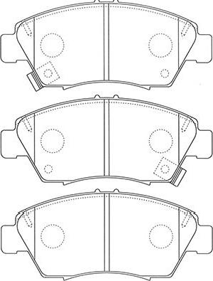 Kavo Parts BP-2061 - Jarrupala, levyjarru inparts.fi