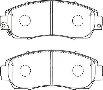 Kavo Parts BP-2068 - Jarrupala, levyjarru inparts.fi