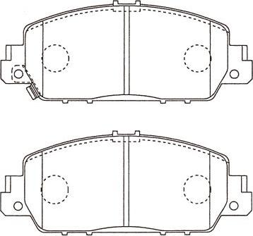 Kavo Parts BP-2067 - Jarrupala, levyjarru inparts.fi