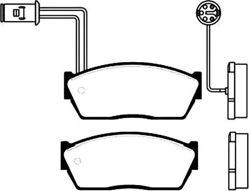 Kavo Parts BP-2006 - Jarrupala, levyjarru inparts.fi