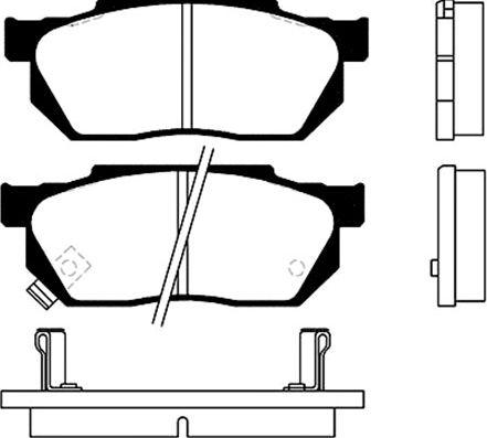 Kavo Parts BP-2001 - Jarrupala, levyjarru inparts.fi