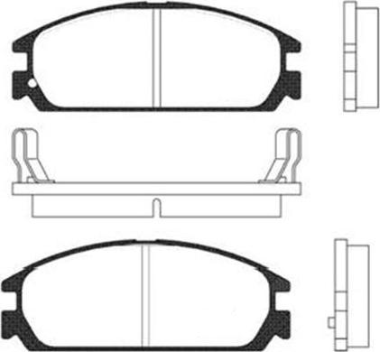 Kavo Parts BP-2008 - Jarrupala, levyjarru inparts.fi