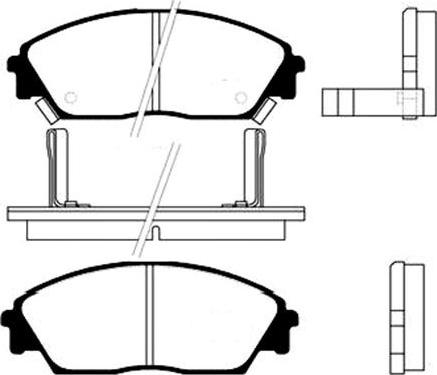 Japanparts J PA-423AF - Jarrupala, levyjarru inparts.fi