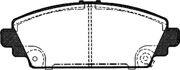 Kavo Parts BP-2034 - Jarrupala, levyjarru inparts.fi