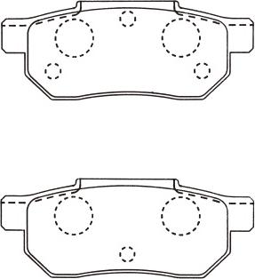 Kavo Parts BP-2031 - Jarrupala, levyjarru inparts.fi