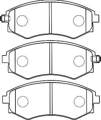 Kavo Parts KBP-7508 - Jarrupala, levyjarru inparts.fi