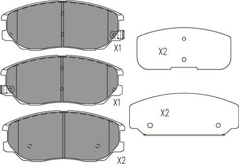 Kavo Parts BP-7506 - Jarrupala, levyjarru inparts.fi