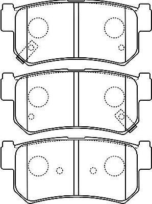 Kavo Parts BP-7503 - Jarrupala, levyjarru inparts.fi